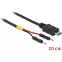 USB kabelis DeLOCK 85407 Mini-USB B 0.2 m Melns