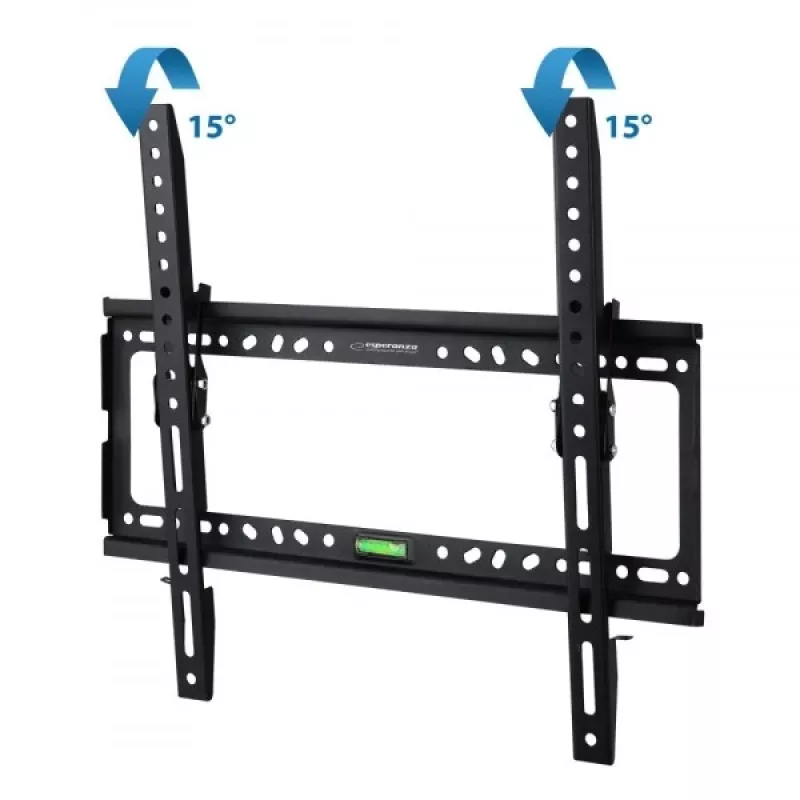 TV sienas stiprinājums Esperanza HYPNOS 177.8 cm 70 collas Melns Maks. 30 kg