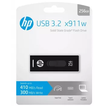 HP x911w USB zibatmiņa 256 GB USB Type-A 3.2 Gen 1 (3.1 Gen 1) Melna
