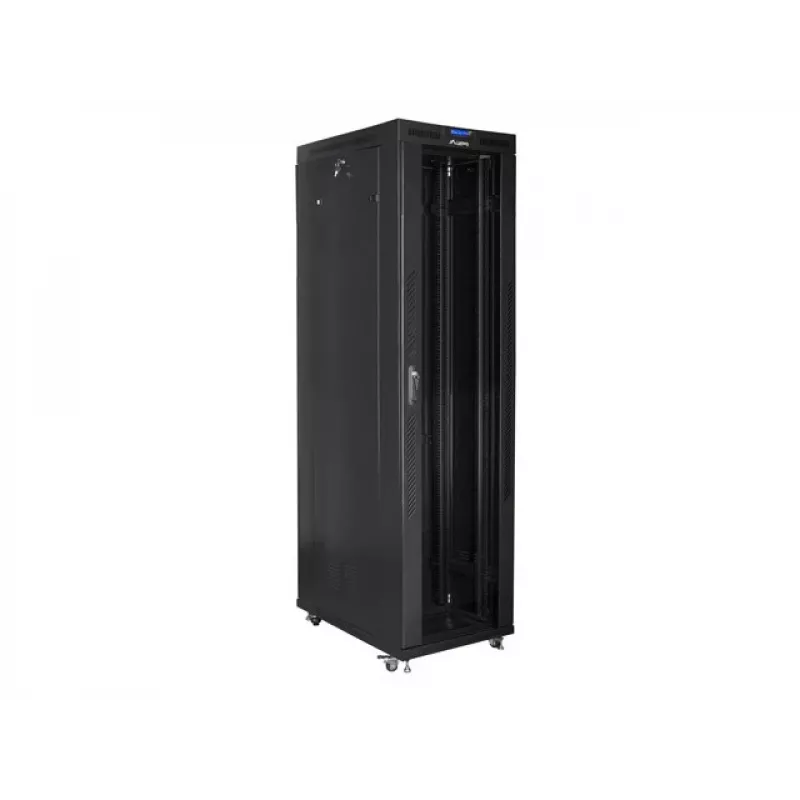 Brīvi stāvošs serveru skapis LANBERG FF01-8047-12BL 47U 800×1000 mm IP20 154.5 kg Melns