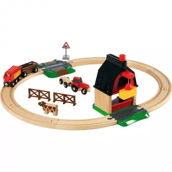 BRIO 33719 Lauku sētas vilcieniņš, 20 detaļas
