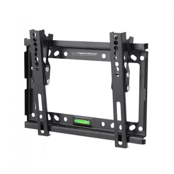 TV sienas stiprinājums ESPERANZA ERW010 14–50 collām (35.6–127 cm), slīpums 15°, VESA 75x75–200x200, maks. slodze 25 kg, melns