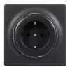 Fibaro FGWOF-011-8 kontaktdakša F tipa, 1 ligzda, 110–230 V, 50/60 Hz, melna