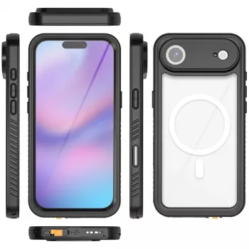 4smarts Vāciņš iPhone 17 Air 16.8 cm Melns Caurspīdīgs