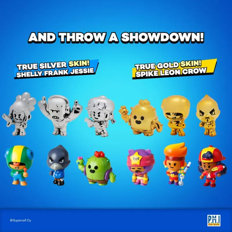 Brawl Stars S1 Figūriņas - 8 Pakas Deluxe Kaste VER.B
