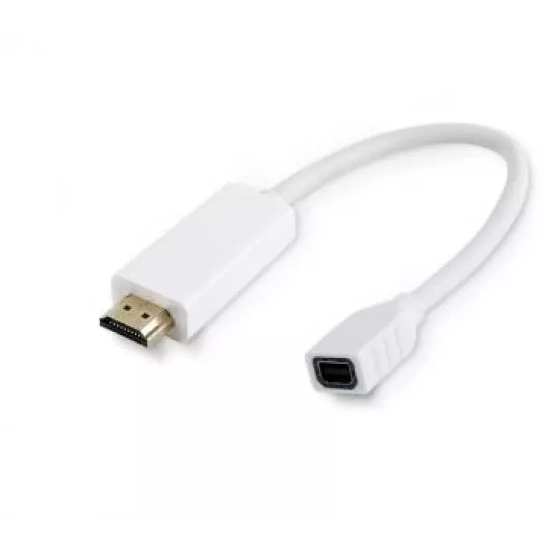Microconnect HDMMDP video kabeļa adapteris 0,1 m HDMI A tipa (standarta) - Mini DisplayPort balts