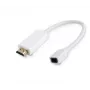 Microconnect HDMMDP video kabeļa adapteris 0,1 m HDMI A tipa (standarta) - Mini DisplayPort balts
