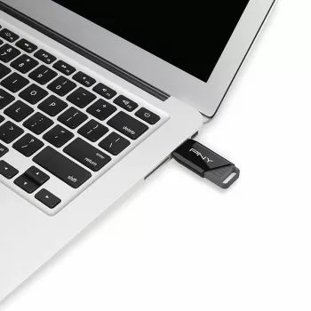 PNY Attaché X 64 GB USB zibatmiņa, 3.2 Gen 1, 130 MB/s, melna