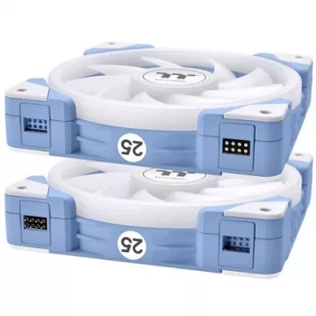 Thermaltake SWAFAN EX14 ARGB 140mm 3-Pack Case Fan - Hydrangea Blue