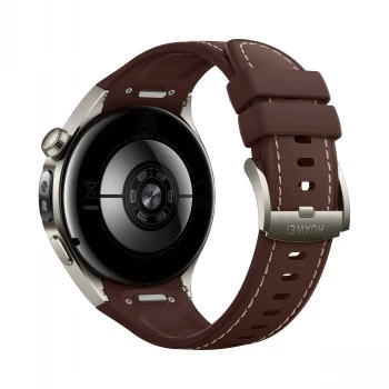 Viedpulkstenis HUAWEI WATCH 5 Classic 46 mm, 1.38 collu AMOLED 466×466, skārienekrāns, GPS, sudraba korpuss, brūna siksniņa