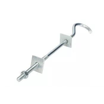 Āķis kabeļu stiprināšanai Extralink Hook M12 12/230mm Sudrabs