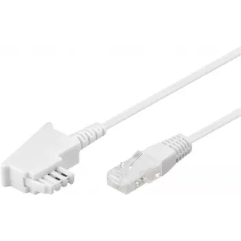Goobay 60676 Telefona kabelis 20 m Balts