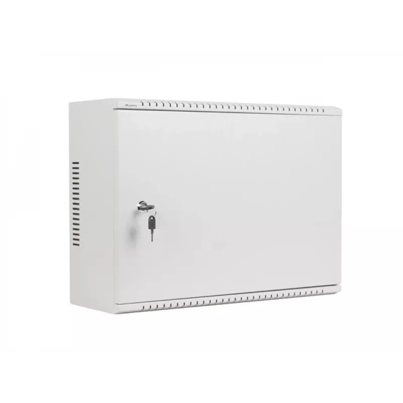 Sienas stiprinājuma skapis Lanberg WAF1 19 inch 4U+3U 540x200 mm, zems profils, pelēks