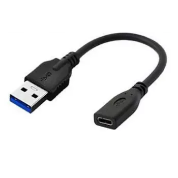 Microconnect USB3.0ACF02 USB kabelis USB 3.2 Gen 1 (3.1 Gen 1) 0.2 m USB A USB C Melns