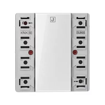 Jung LS 52921 ST KNX skārienvadības modulis, universāls, 2-vietīgs, F50, sērija LS