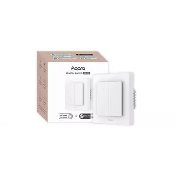 Aqara DS-K02D viedais slēdzis žalūzijām — centrālā vadības ierīce rullo žalūzijām (Thread, Zigbee, Bluetooth)