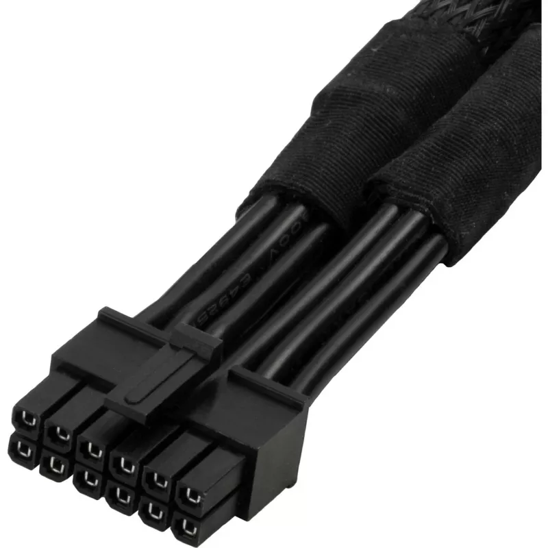 Strāvas kabelis SILVERSTONE SST-PP12-PCIE 12V PCIe savienotājs grafiskajām kartēm