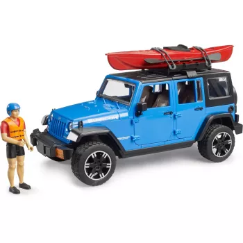 BRUDER Jeep Wrangler Rubicon Unlimited ar kajaku un figūru BR-02529
