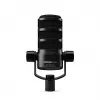 Studijas mikrofons RØDE PodMic USB — kardioīds XLR/USB, 24-bit/48 kHz, USB-C, austiņu izeja, rotējošs skaļums, melns