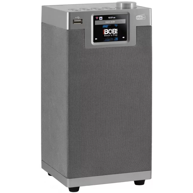 Imperial DABMAN i610 Sudraba DAB+ radio ar internetu un Bluetooth