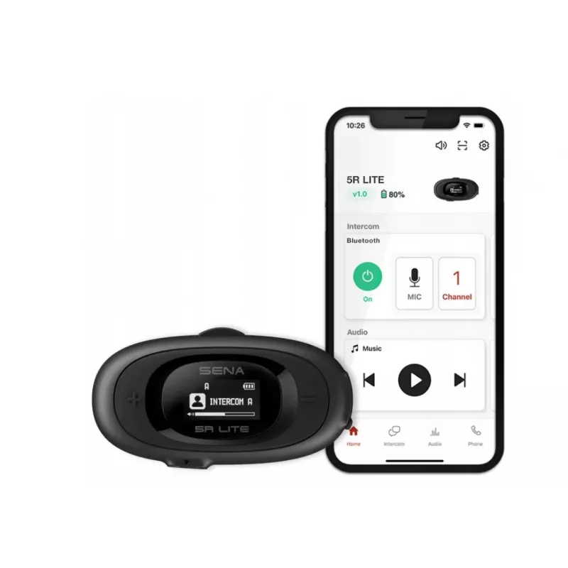 Sena Motocikla Intercoms 5RLITE-01 Vienai Ķiverei