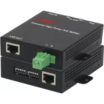 ROLINE 21.13.1173 - Gigabit Ethernet - 10,100,1000 Mbit/s - IEEE 802.3af, IEEE 802.3at - Cat5, Cat6 - Melns - Pārsprieguma aizsardzība, Pārkaršanas aizsardzība, Īsslēguma aizsardzība, Zemsprieguma aizsardzība (21.13.1173)