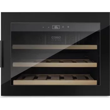 Vīna dzesētājs Caso WineSafe 18 EB Black, kompresora, 18 pudelēm