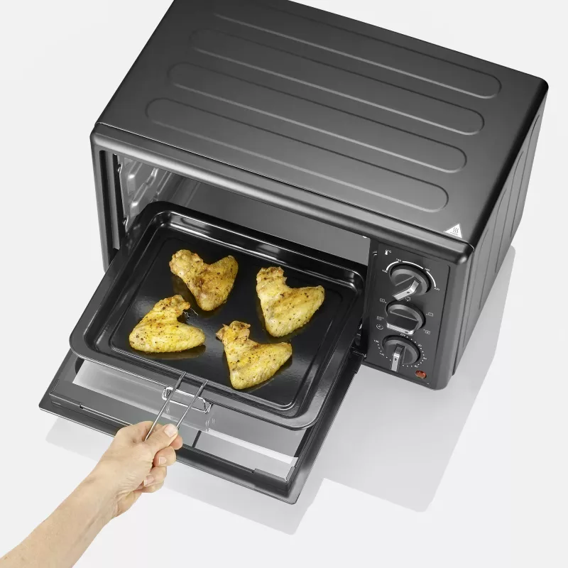 SEVERIN TO 2079 elektriskais galda cepeškrāsns – 20 L, 1600 W, melna