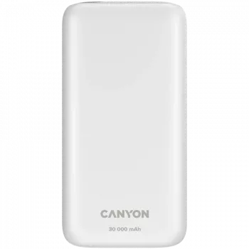 CANYON PB-301 LED 30000 mAh PD 20W QC 3.0 balts
