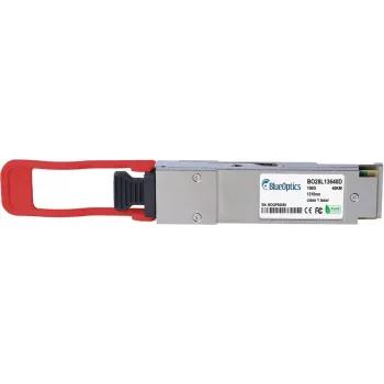 BlueOptics QSFP28 100GBASE-ER4 vienmoda LC-Duplex raiduztvērējs, 4×1296–1309 nm WDM, 40 km, DDM, 0–70°C