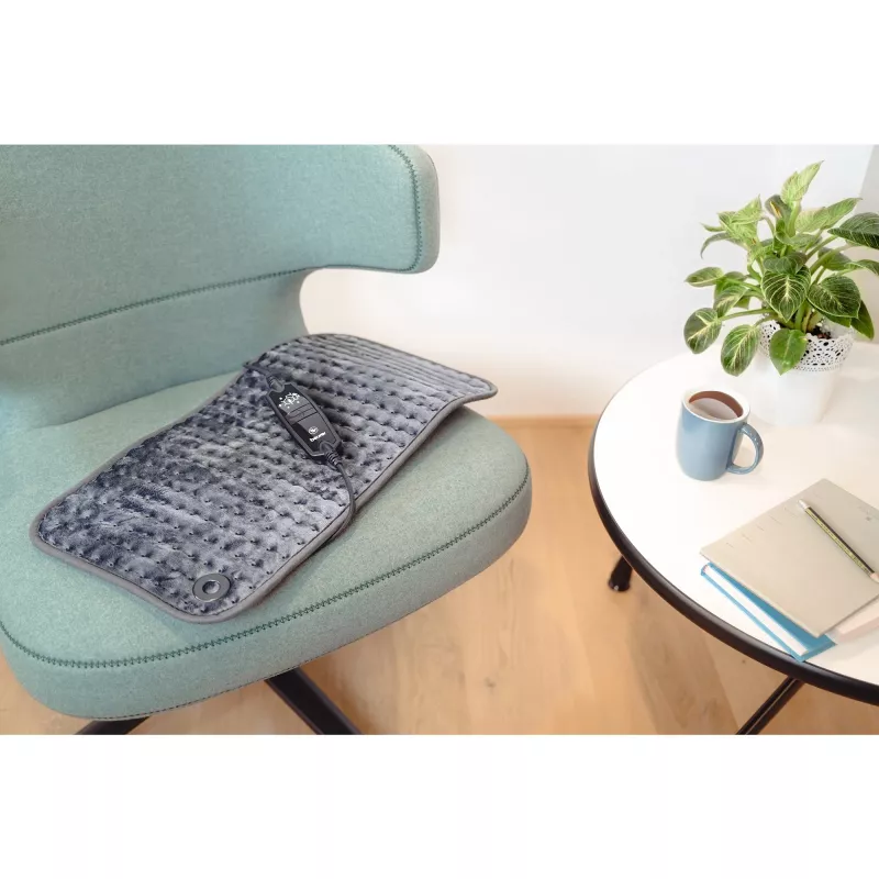Beurer HK 123 XXL sildīšanas paliktnis Cosy Grey Green Planet 60x30cm 6 līmeņi automātiska izslēgšanās