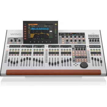 Behringer WING audio mikseris 48 kanāli 10 - 20000 Hz Sudrabs