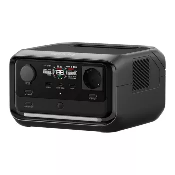 Pārnēsājama spēkstacija EcoFlow River 3 Plus — LiFePO4 286Wh, AC un USB izejas, saules/auto lādēšana