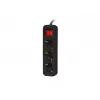 Pagarinātājs Lanberg PS1-03F-0150-BK 1.5m 3 Kontaktligzdas Telpām Melns