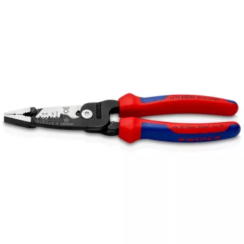 Knipex 13 72 200 ME kabeļu noņēmējs Melns, Zils, Sarkans, Nerūsējošs tērauds