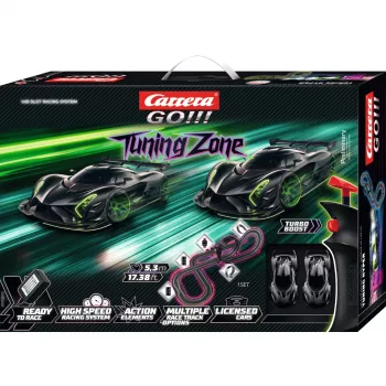 Slotu sacīkšu komplekts CARRERA GO!!! Tuning Zone, 5,3 m trases garums