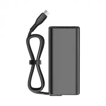 Origin Storage 65WUSB-C-BTI-EU Barošanas bloks un sprieguma pārveidotājs Universāls 65 W Melns