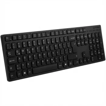 Lenovo Professional klaviatūra - pilna izmēra - bezvadu - 2,4 GHz, Bluetooth - QWERTZ - vācu - pelēka - brūnā kaste (4Y41R64517)