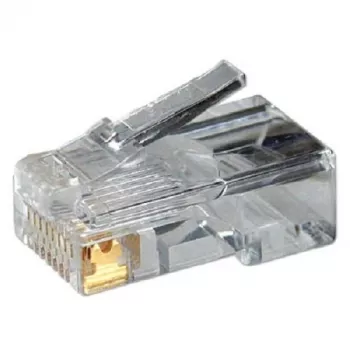 RJ-45 vadu savienotājs LOGILINK MP0002, CAT5e, caurspīdīgs, iepakojums 100 gab.