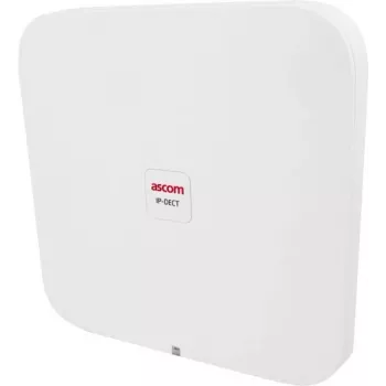 ASCOM IPBS3-A5 - IP DECT piekļuves punkts (4 kanāli | DECT GAP/CAP radio interfeiss | iekšējā antena) balts