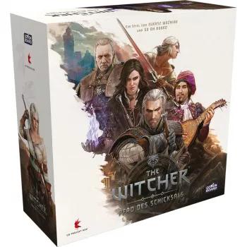 Galda spēle Asmodee The Witcher: Pfad des Schicksals Deluxe Edition – lomu un stratēģijas spēle
