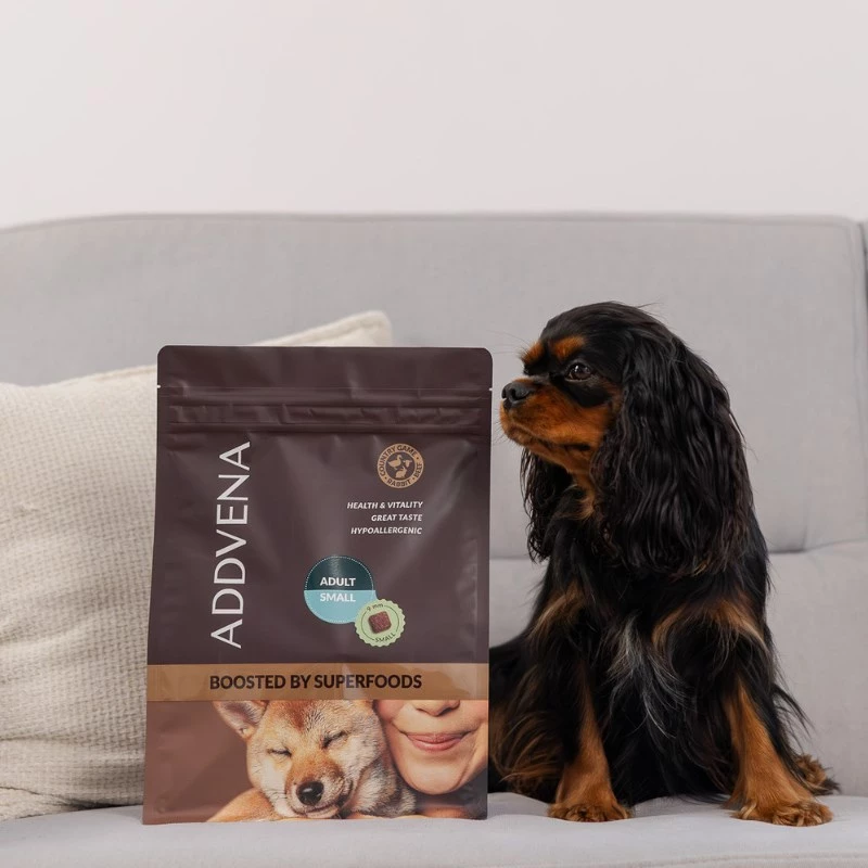 ADDVENA Boosted by superfoods Adult Small Beef - sausā suņu barība - 10kg