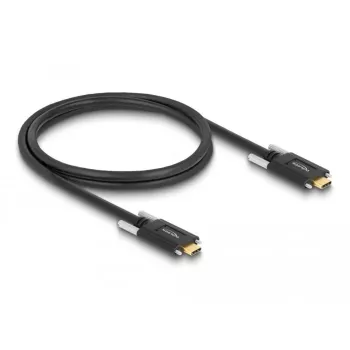 USB kabelis DeLOCK 83720 USB 3.2 Gen 2 1m USB-C melns