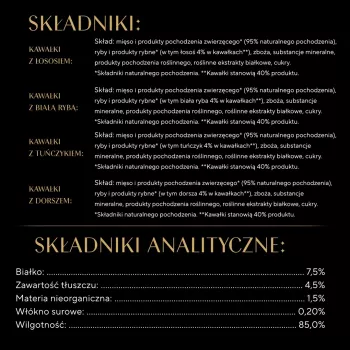 SHEBA Sauce Collection Zivju garšu komplekts - slapjā barība kaķiem - 40x85 g