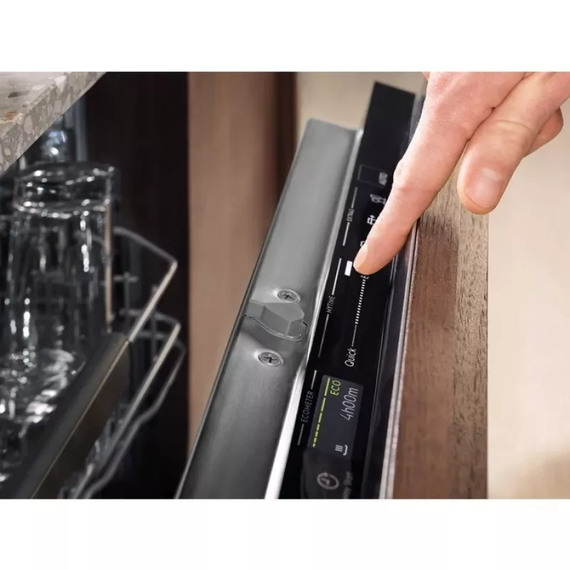 Iebūvējamā trauku mazgājamā mašīna Electrolux EEM43200L, šaura 45 cm, 10 komplekti, 44 dB, 8 programmas