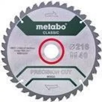 Metāla zāģa disks Metabo 628652000 21.6 cm skaidu plātnei, cietkokam, MDF, saplāksnim, mīkstkokam