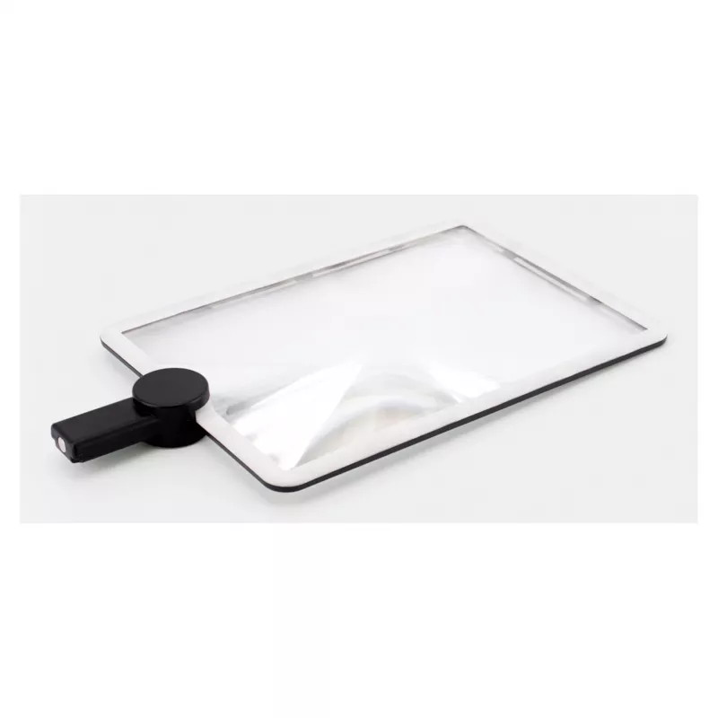 RealPower HL-1 taisnstūra LED lasīšanas lupa, valkājama kaklā (506405)