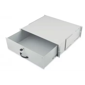 Digitus DN-19 KEY-3U 3U tastatūras atvilktne ar dokumentu glabātuvi 19 inch statīviem