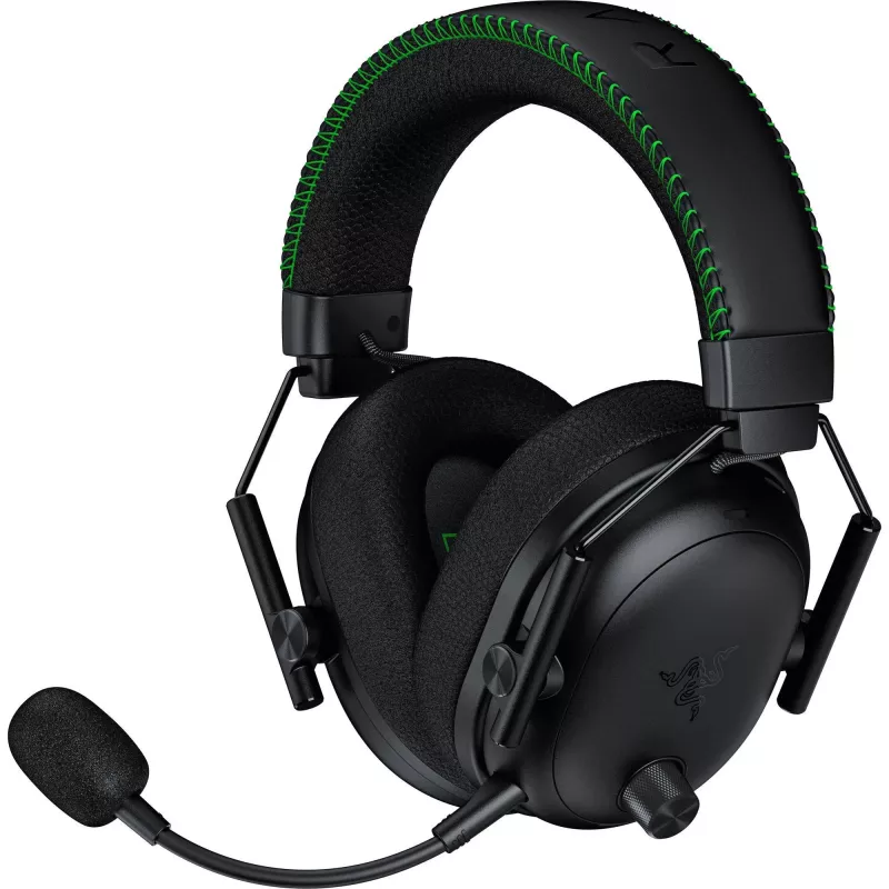 Razer BlackShark V3 Pro Xbox, bezvadu spēļu austiņas, melnas, ANC, 2,4 GHz dongle, Bluetooth, USB, 3,5 mm ligzda