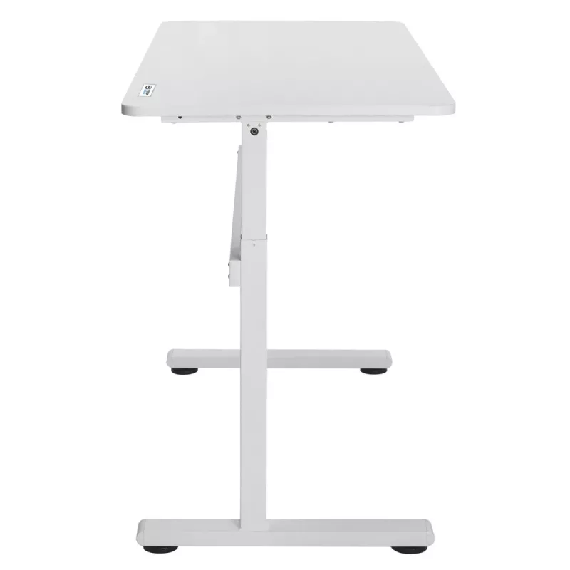 Rokas regulējams augstuma galds Ergo Office, max 40 kg, max augstums 117 cm, ar virsmu stāvus un sēdus darbam, ER-401 W